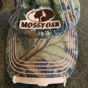 Mossy Oak Pink Camo Hat